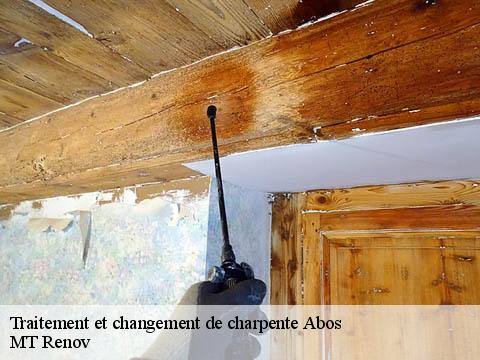 Traitement et changement de charpente  abos-64360 MT Renov