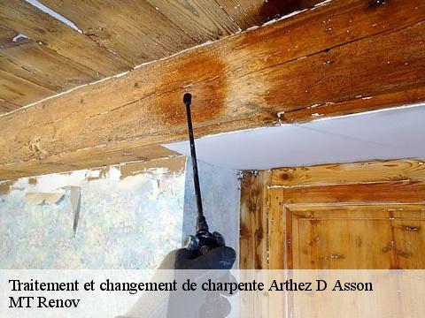 Traitement et changement de charpente  arthez-d-asson-64800 MT Renov